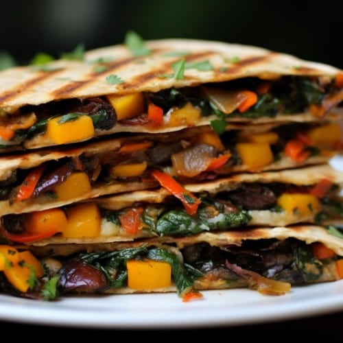 Veggie Quesadilla.