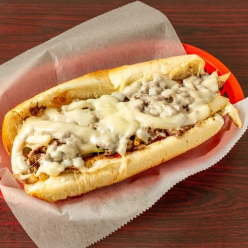 Chicken Cheesesteak Sub.