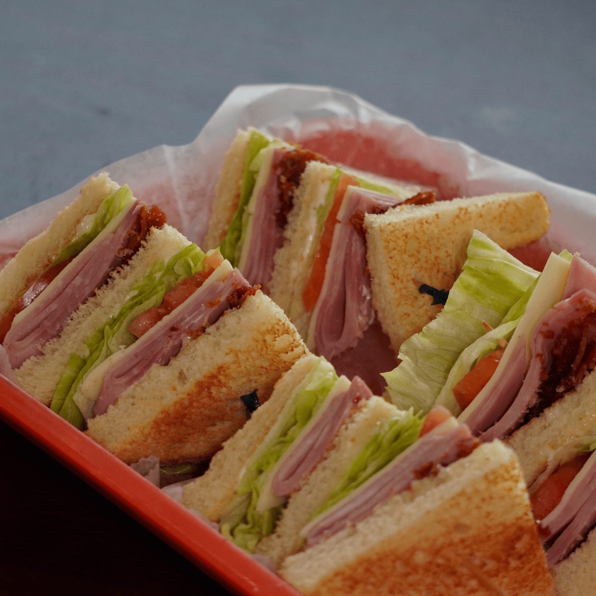 Ham Club Sandwich.