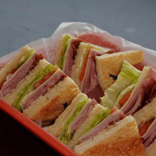 Ham Club Sandwich.