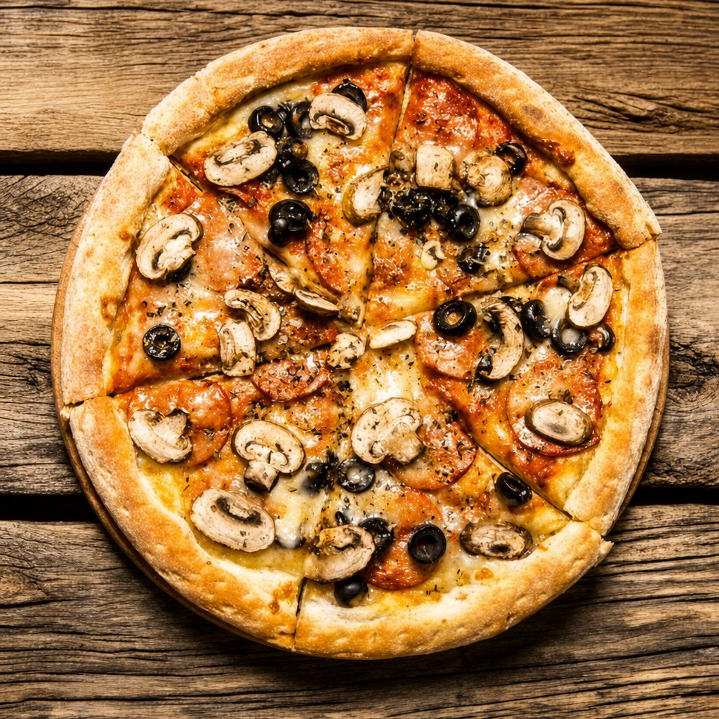 The Works Pizza.
