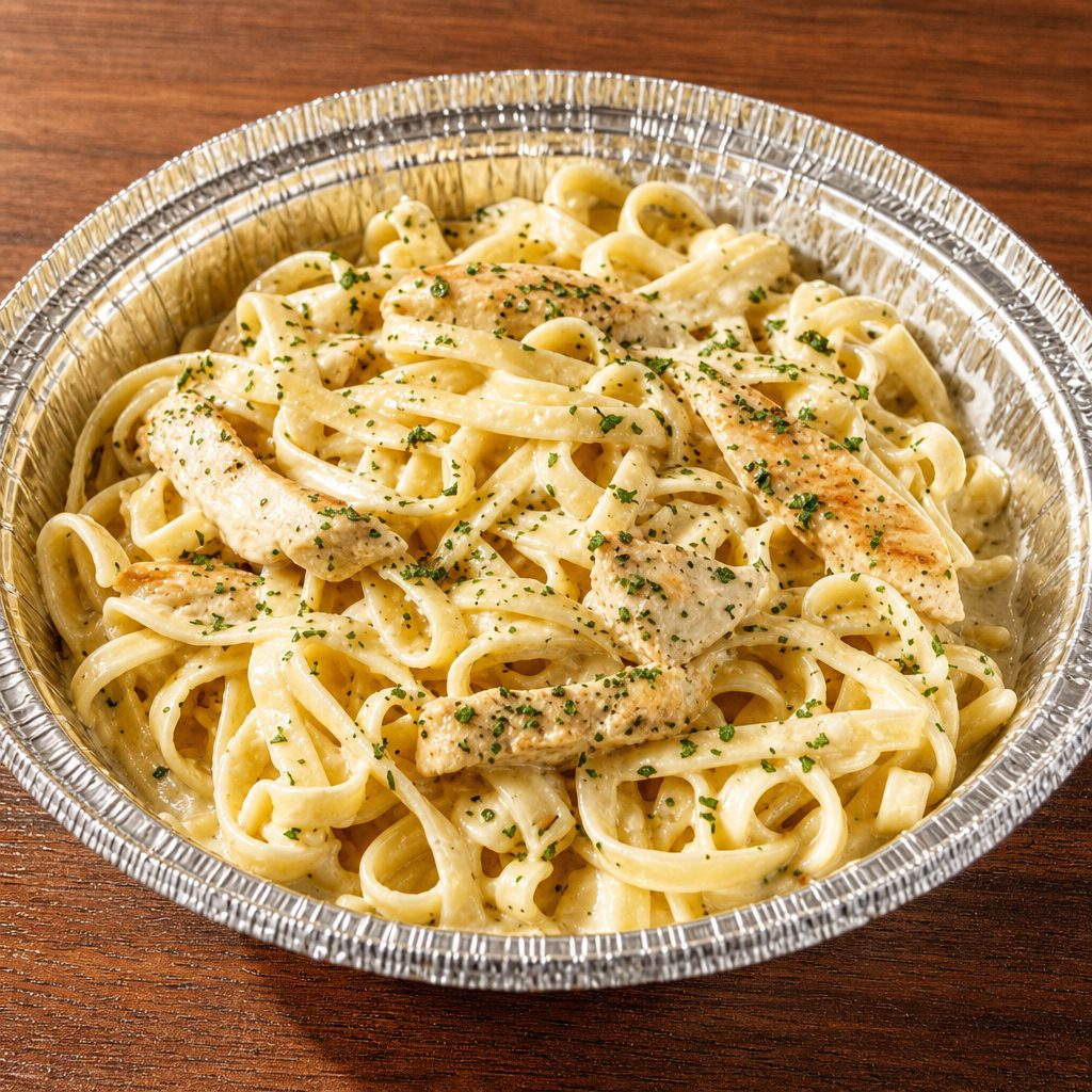 Fettucine Alfredo Pasta.