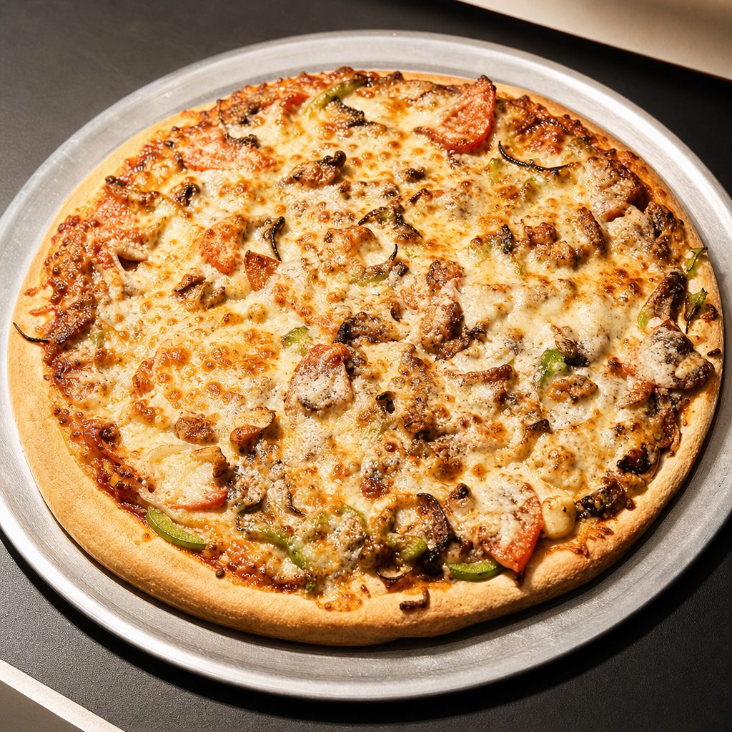 BBQ Chicken Pizza.
