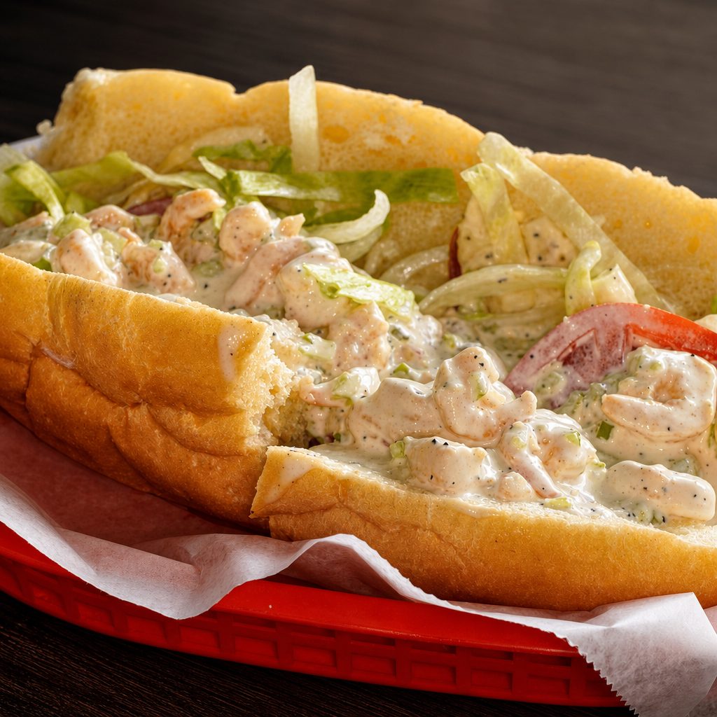 Shrimp Salad Sub.