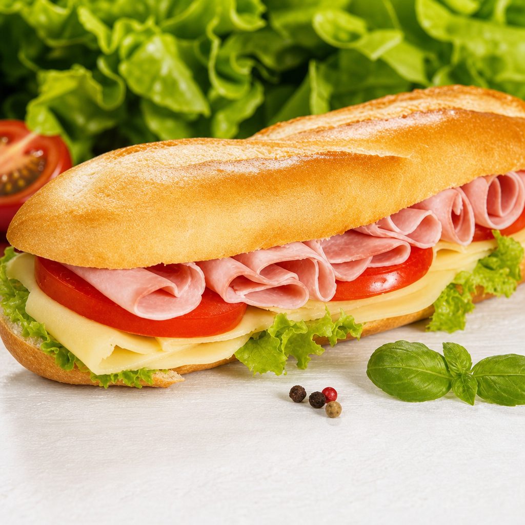 Ham & Cheese Sub.
