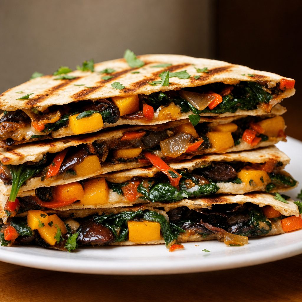 Veggie Quesadilla.