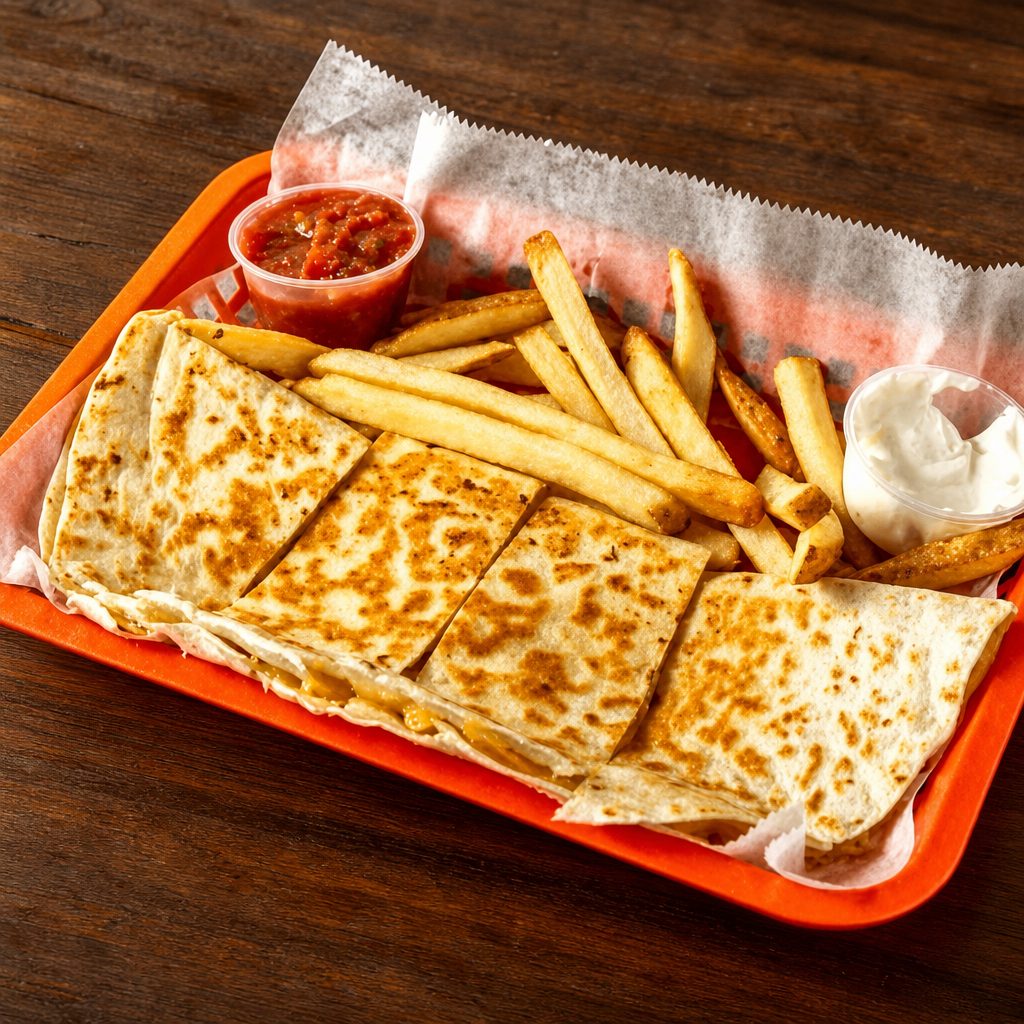 Shrimp Quesadilla.