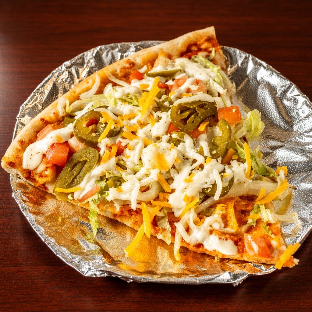 Mexican Taco Pizza.