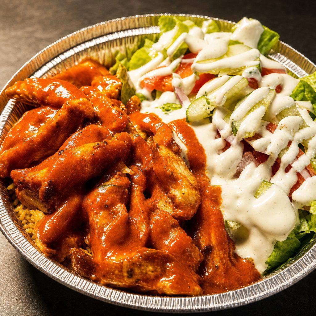 Chicken Over Rice.