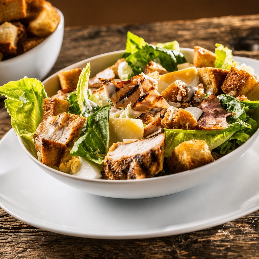 Chicken Caesar Salad.