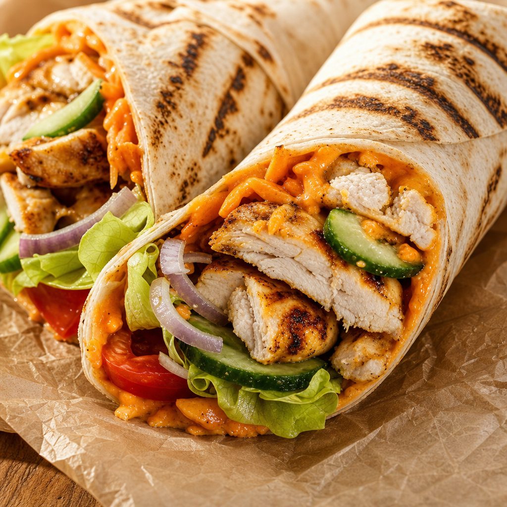 BBQ Chicken Wrap.