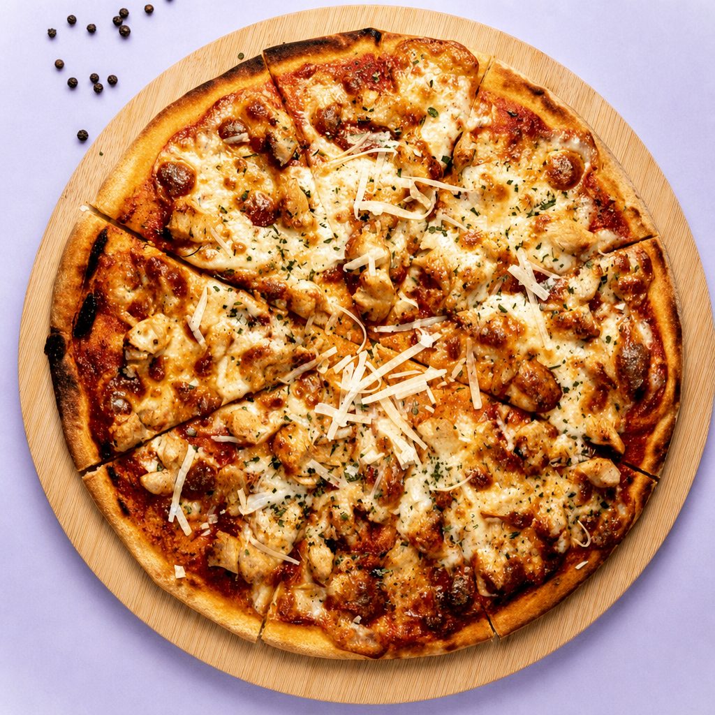 Buffalo Chicken Pizza.