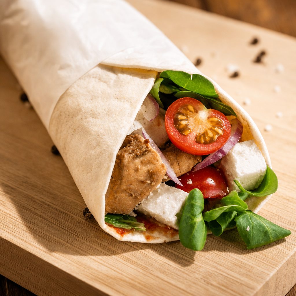 Chicken Caesar Wrap.